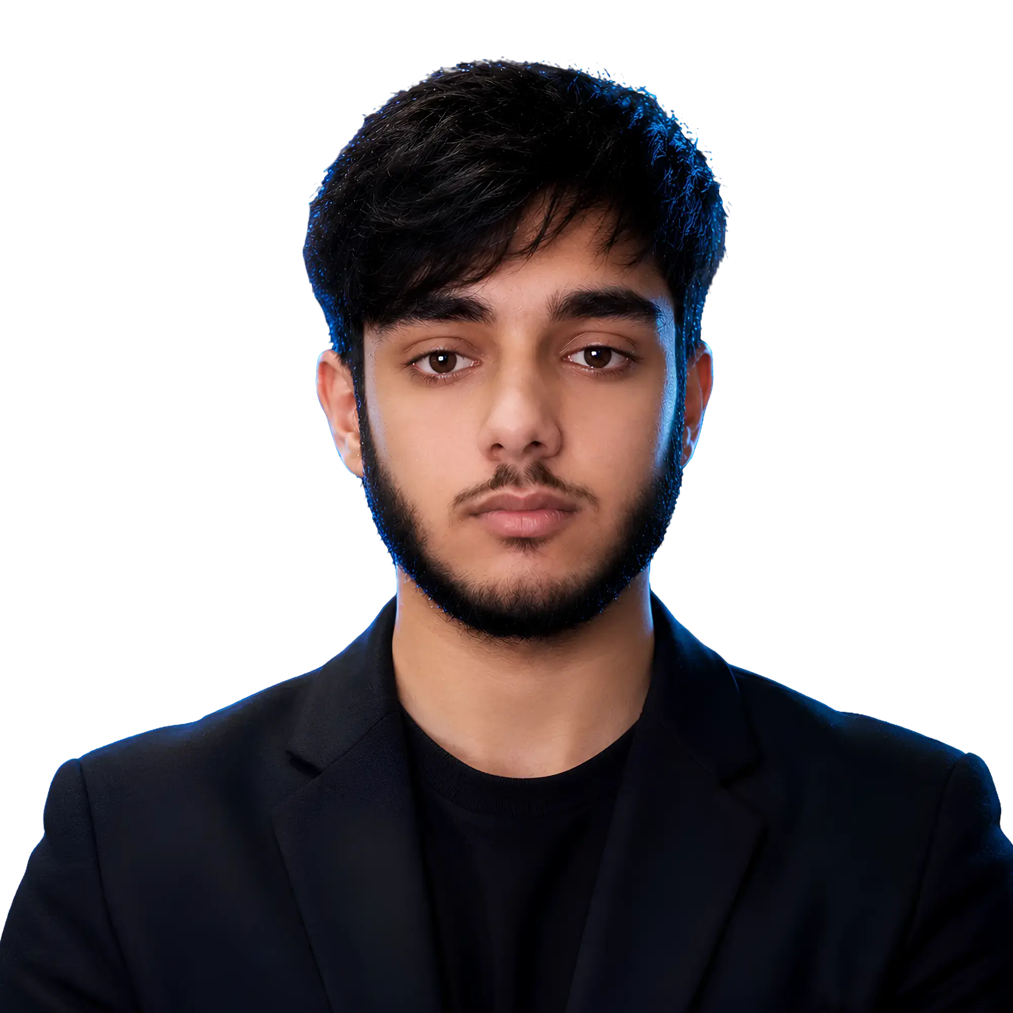 Portrait of Ameer Hassan, freelance web developer and designer in Dubai